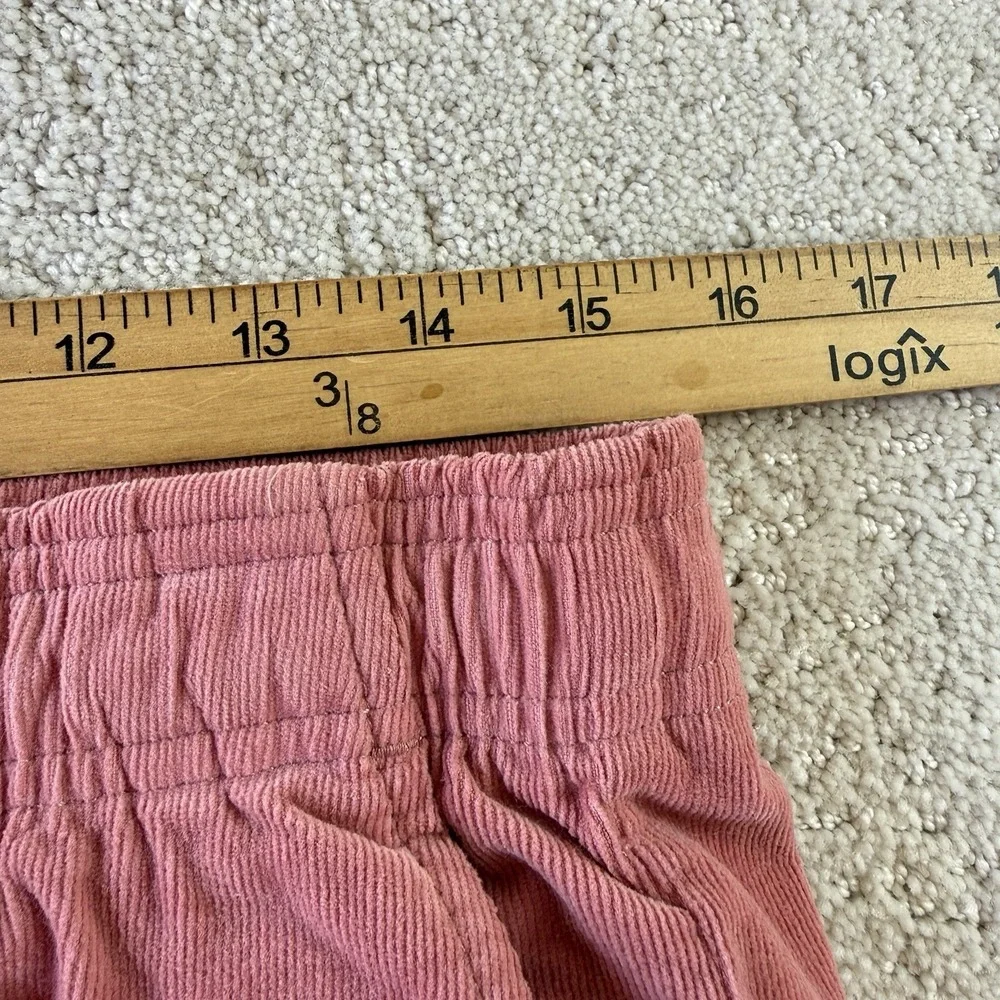 Goodlife Corduroy Shorts Pink Elastic Waist Drawstring Size M‎ 6